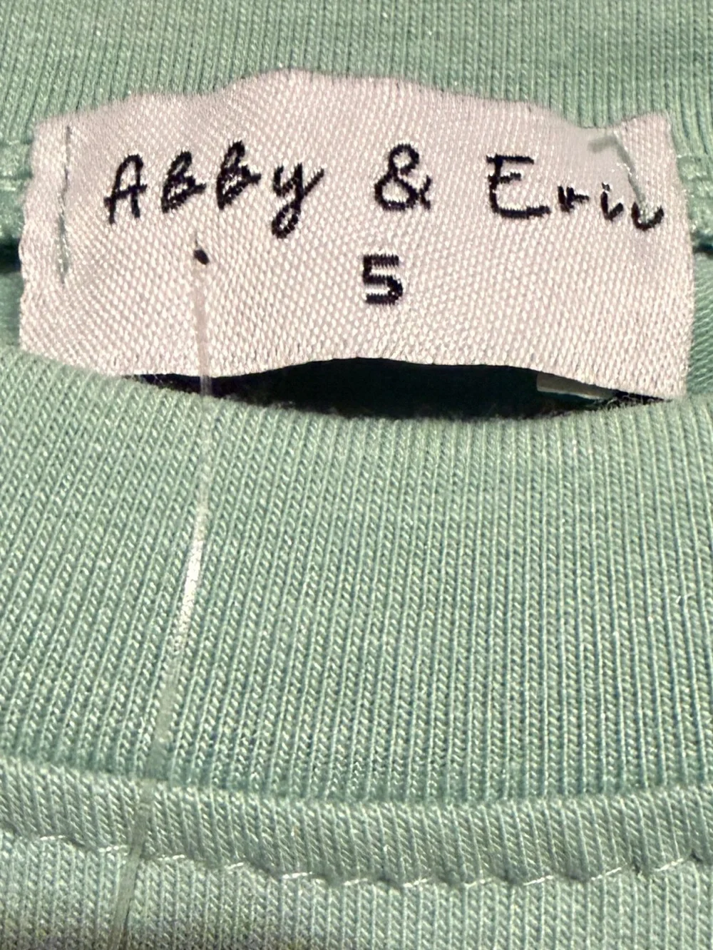 Abby & Evie soft mint
